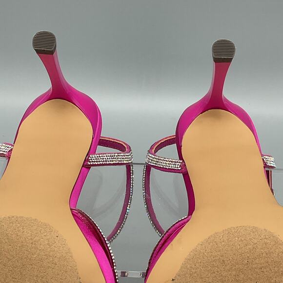 NEW Madden Girl Women’s Dreamy Satin Stiletto Heels Pink Size 7 - Picture 10 of 11